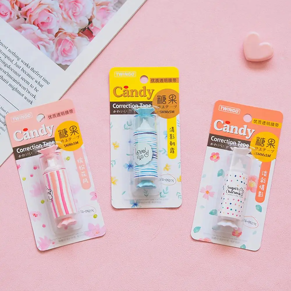 

5PC Cute Candy Style Correction Tape Student School Supplies Office Accessories