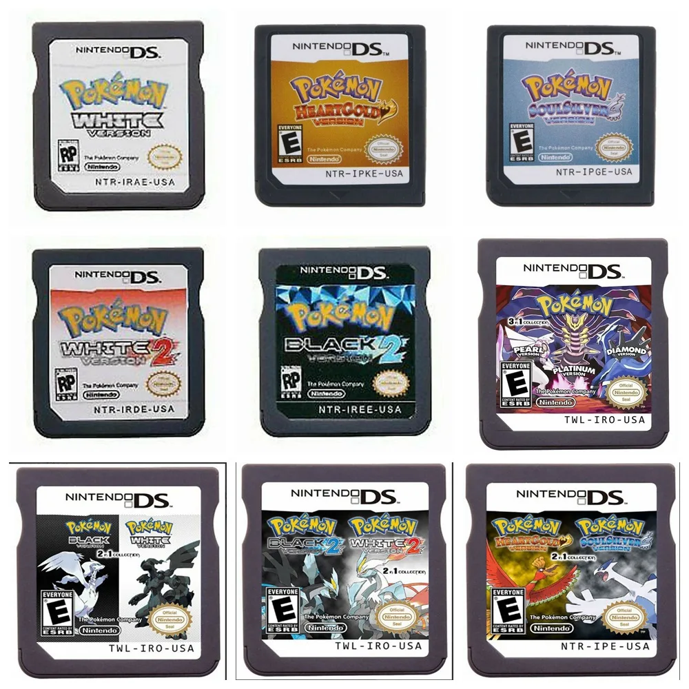 Новая коллекция Pokemon Золотая красочная версия Английский язык DS 3DS NDSi DSi NDS NDSL
