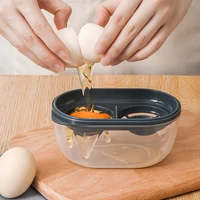 3 colors plastic egg separator white yolk sifting home kitchen chef dining cooking gadget kitchen egg tools egg white separator