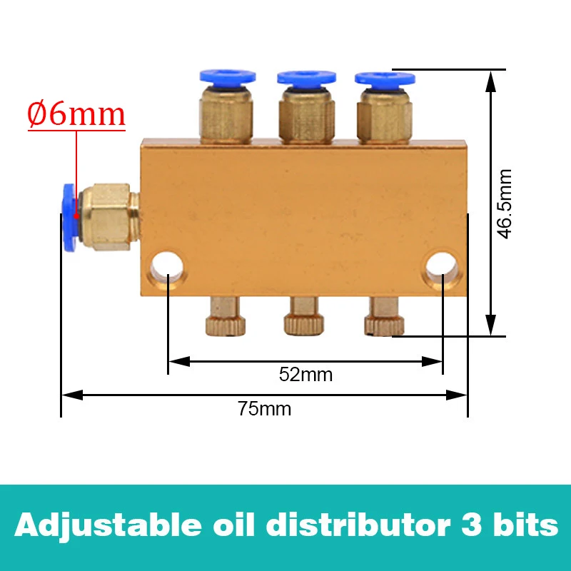 

Регулируемый выход дистрибьютора масла 2/3/4/5/6/7/8/9/10/12, подходит для системы насоса центральной смазки, сепаратор 4 мм, 6 мм