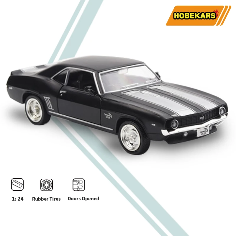 HOBEKARS RMZ 1:36 литая под давлением модель игрушечного автомобиля Camaro 1969 SS
