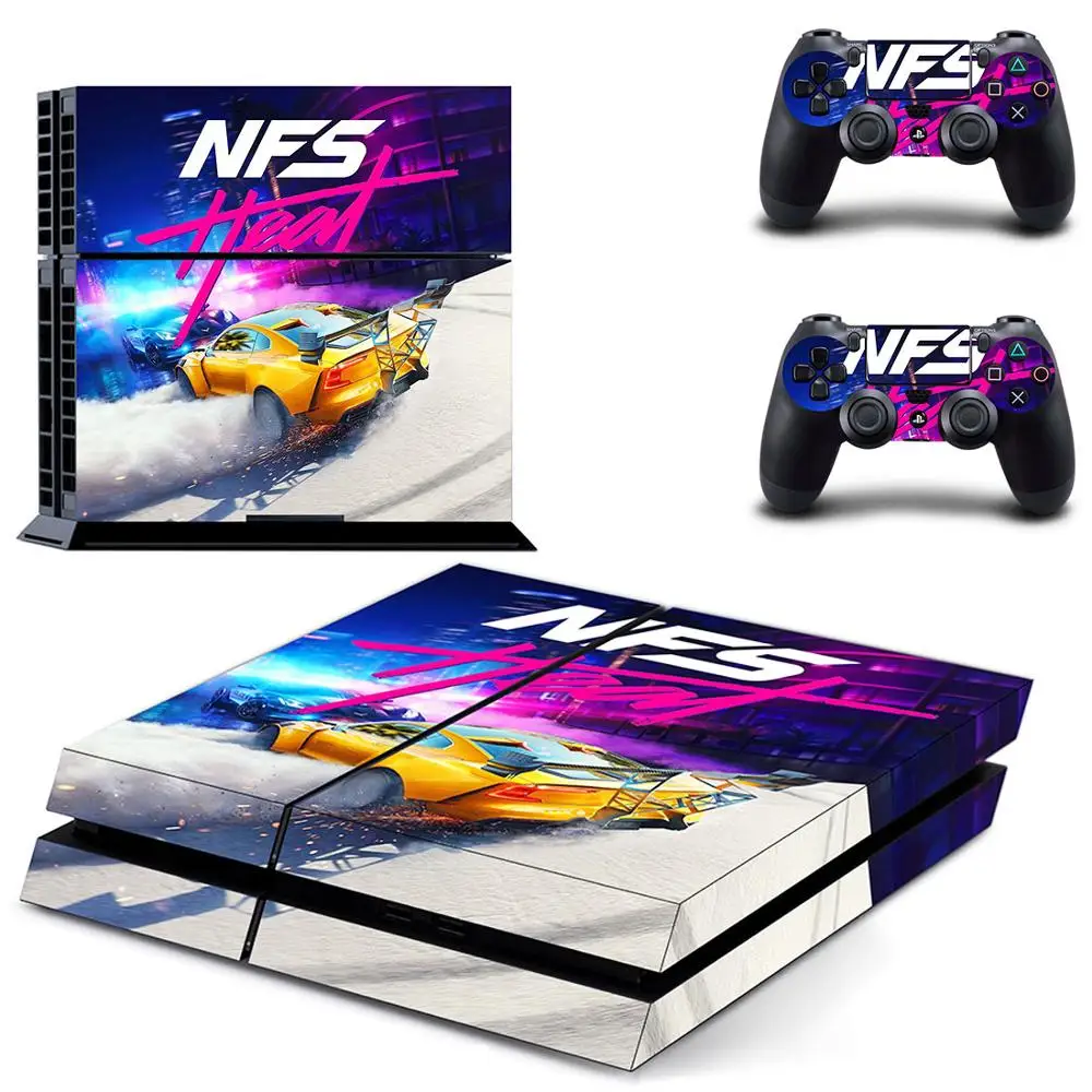 Need for Speed PS4 Stickers Play station 4 Skin PS 4 Sticker Decal Cover For PlayStation 4 PS4 Console & Controller Skins Vinyl