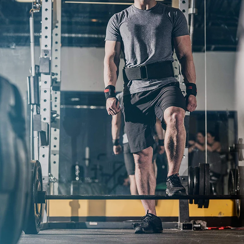 Нейлон EVA Вес подъема приседания пояс в нижней части спины Поддержка Тренажерный