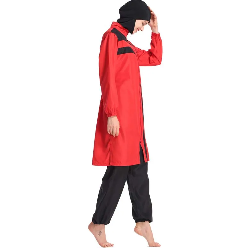 BAILUNMA Burkinis мусульманская одежда для плавания сшитый консервативный стиль