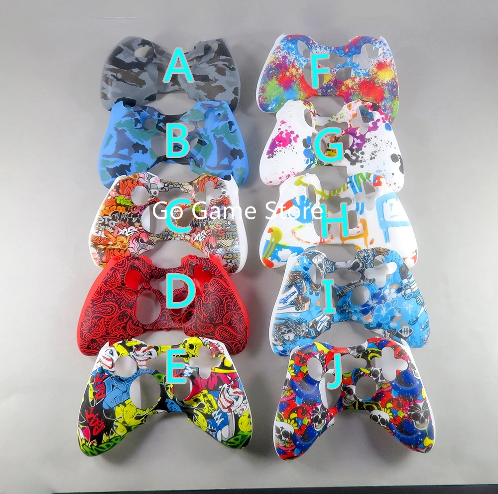 

50 шт., силиконовые защитные чехлы для XBOX360