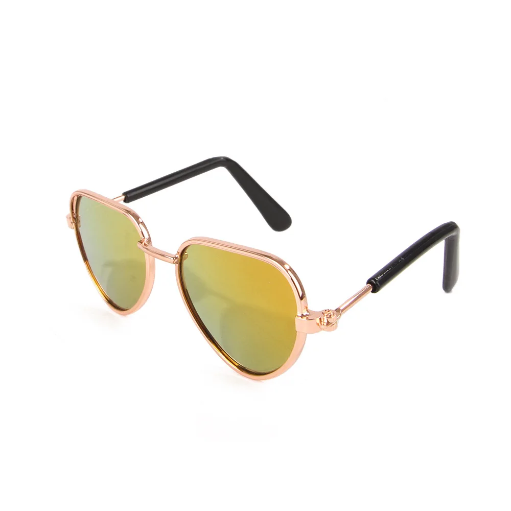 

2021 Lovely Pet Cat Glasses Summer Eye-Wear Pet Products Kitty Toy Dog Sunglasses Photos Props Accessories Heart Shape Colorful
