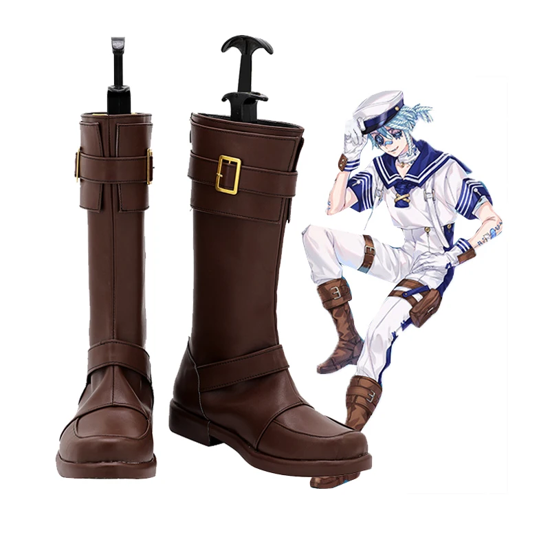 

Identity V Luca Balsa Oceangoing Voyage Day Sailor Uniform Game Cosplay Shoes Boots Halloween Costume Props Custom Made