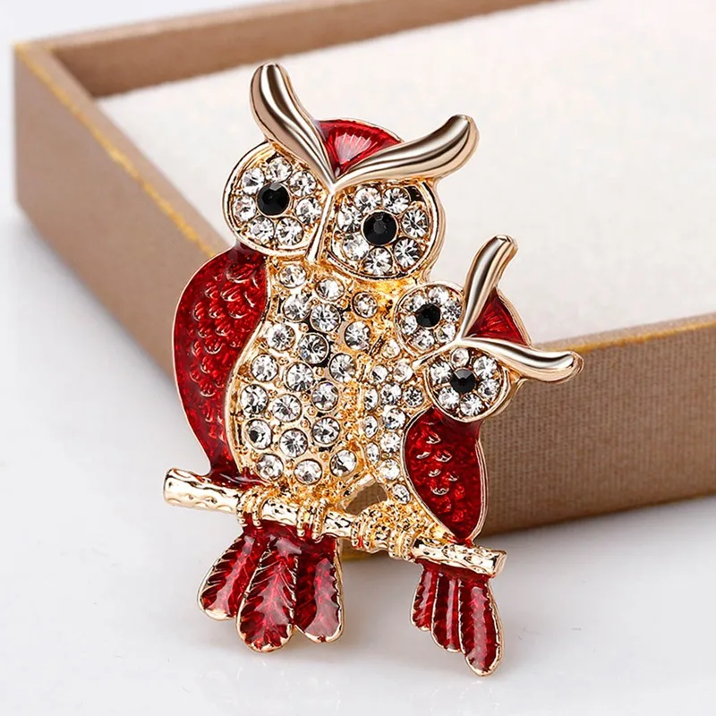 Модная Изысканная брошь в виде совы на булавке последняя шикарная красивая