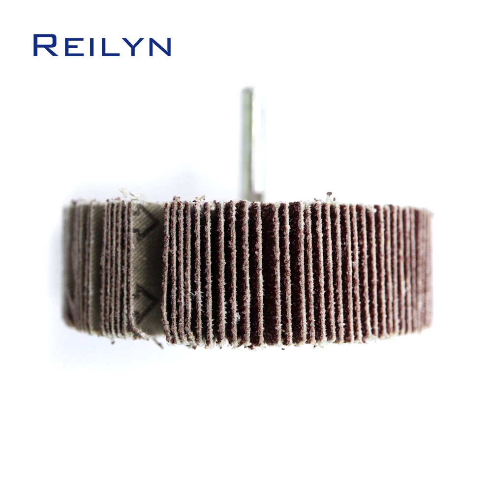 

sand paper polishing wheel mesh 80# 6 x 80mm abrasive mops-wheel spindle mops mounted flap wheels grinding bits abrasive block