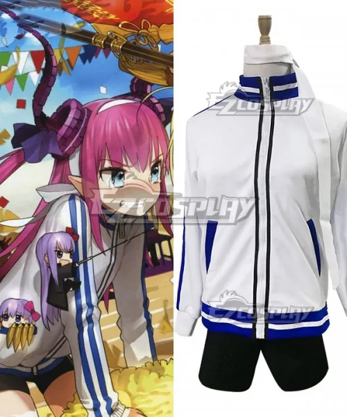 Fate Grand Order Elizabeth Bathory Sportswear Adult Jersey Suit Halloween Party Daily Sports Suit Outfit Cosplay Costume E001