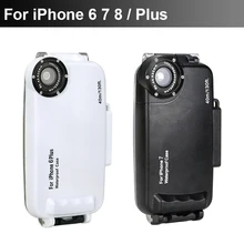 For iPhone x 6 7 8 Plus Waterproof Phone Case Underwater shell Mobile Cover Deep to 40M Diving Camera Pouch Seafrogs