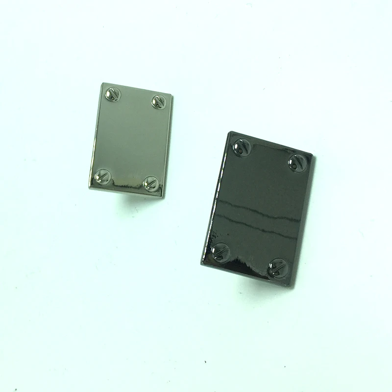 Светло золотой металлический бирка для кошелька бирки с логотипом именной