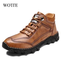 men casual shoes men sneakers high quality leather shoes mens classic man boots lace up men footwear mocassin big size 38 48