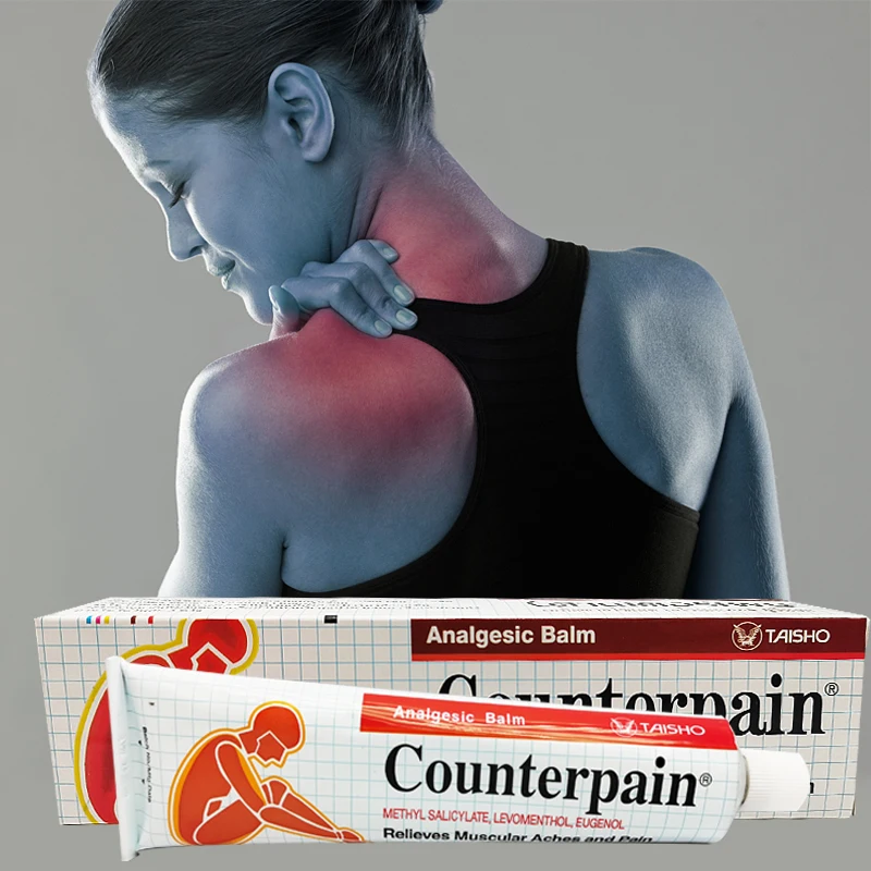 

120g Counterpain Hot Analgesic Balm Muscle Ache Injury Sprain Massage Thailand Medical Plaster