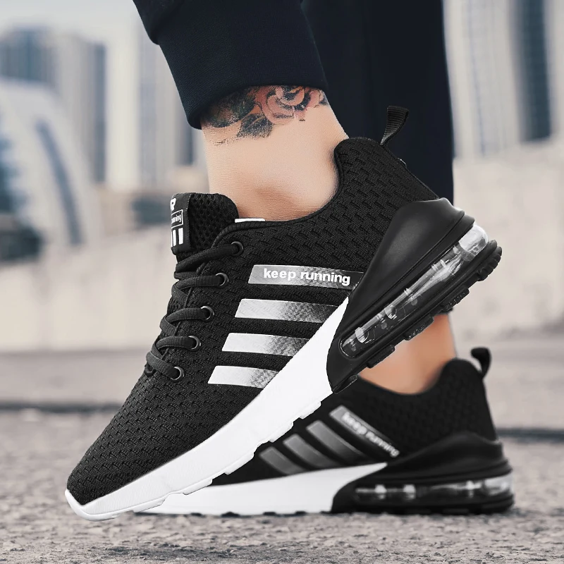 

High-Quality 2021 New Summer Soft Elastic Cushion Sole Refreshing, Breathable and Non-Stuffy Casual Sports Men's Shoes 39-46