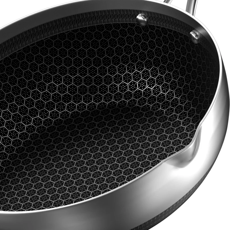 Купить Сковорода для жарки KOBACH, антипригарная сковорода 28 см, кухонная сковорода, Сковорода Из Нержавеющей Стали 316L, сковорода с сотовой структуро... Купить Сковорода для жарки KOBACH, антипригарная сковорода 28 см, кухонная сковорода, Сковорода Из Нержавеющей Стали 316L, сковорода с сотовой структуро...