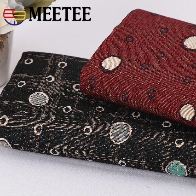 Meetee шириной 50 см 150 полиэстер/хлопок одноцветная жаккардовая ткань сделай сам