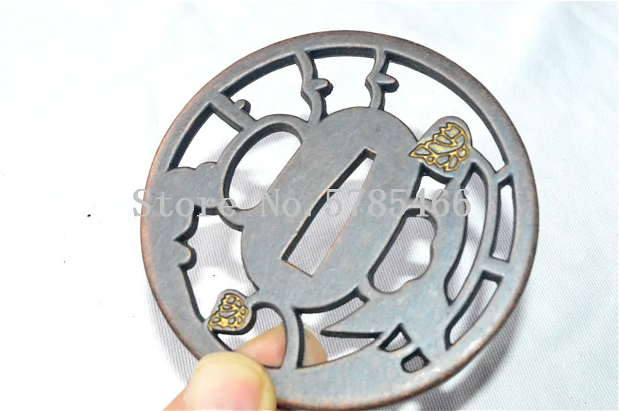 Набор защитных накладок из сплава с ручкой меча для катаны вакидзаси Танто Цуба +