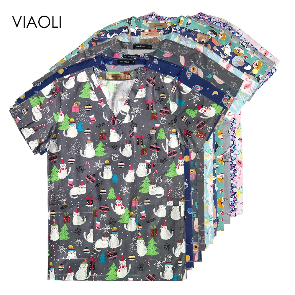 

new medical surgical uniforms pharmacy hospital scrubs tops breathable beauty salon dentistry pet doctor overalls nurse uniform