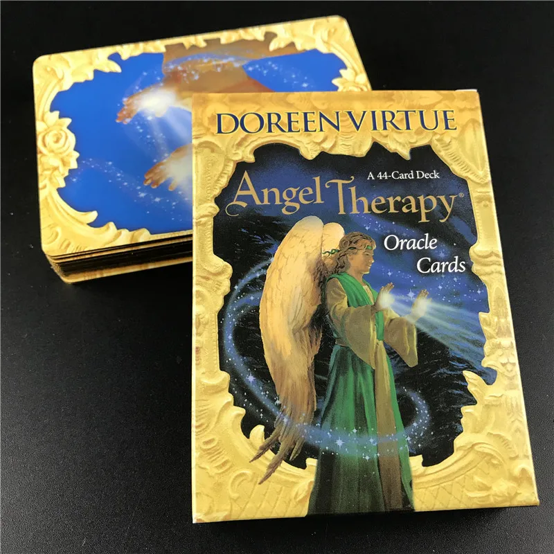 Английский для новой версии Tarot Ангел терапия Oracle карты Таро палуба Настольная