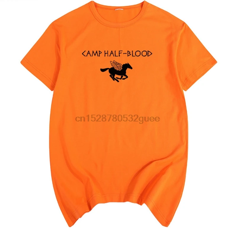 Camp Half Blood Percy Jackson летняя футболка с принтом хлопковая Мужская новинка женская