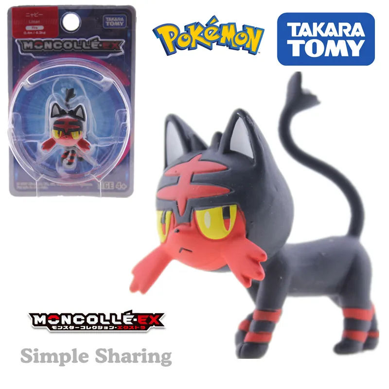 Takara Tomy настоящая коллекция монстров Pokemon статуэтки аниме солнце и луна Пикачу