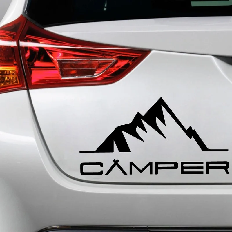 

55cm Car Body Mountain Auto Sticker Reflective Waterproof Vinyl Funny Sticker Accessories for Mazda Cruze Peugeot