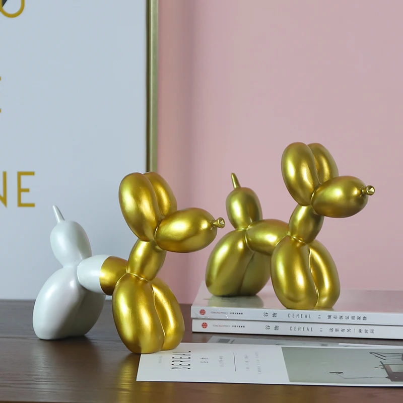 

Nordic Resin Balloon Dog Ornament Home Decoration Accessories Livingroom Study Bedroom Window Wine Cabinet Decoration Figurine