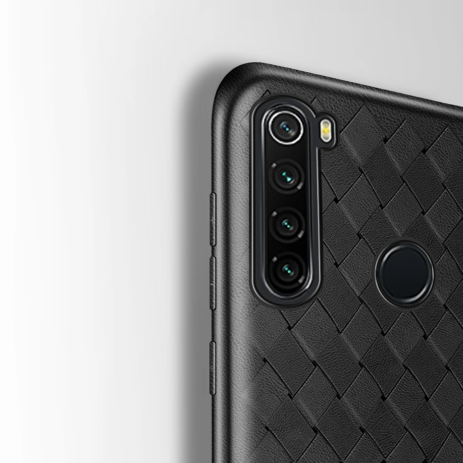 Luxury Weaving Case For Xiaomi Redmi Note 8T 8 6.3'' Soft Silicone TPU Back Cover Note8 T Capa | Мобильные телефоны и