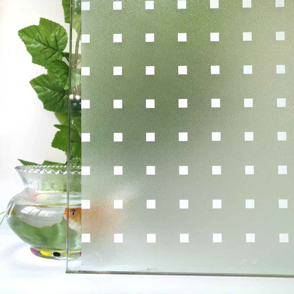 Матовая декоративная оконная пленка 2 м статическая липкая самоклеящаяся