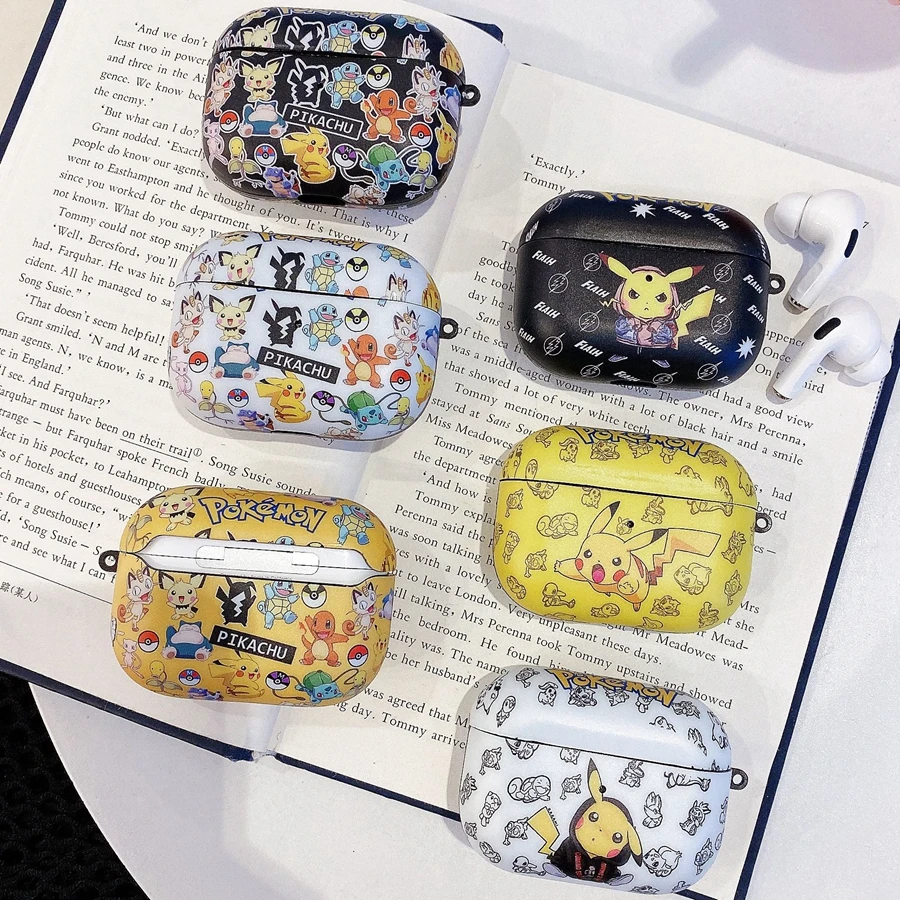 Модный чехол с надписью cutu Pikachu для Airpods Pro, чехол с беспроводной Bluetooth для apple airpod Pro 3, силиконовый чехол
