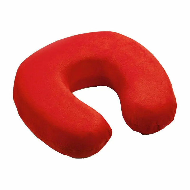 Memory Foam u-образная подушка для шеи поддержки путешествий отдыха головы самолета