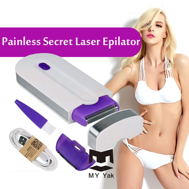 Epilatore Laser indolore segreto femminile aree intime depilazione rimozione depilazione Cuter rasoio donna Bikini Trimmer rasoio sessuale