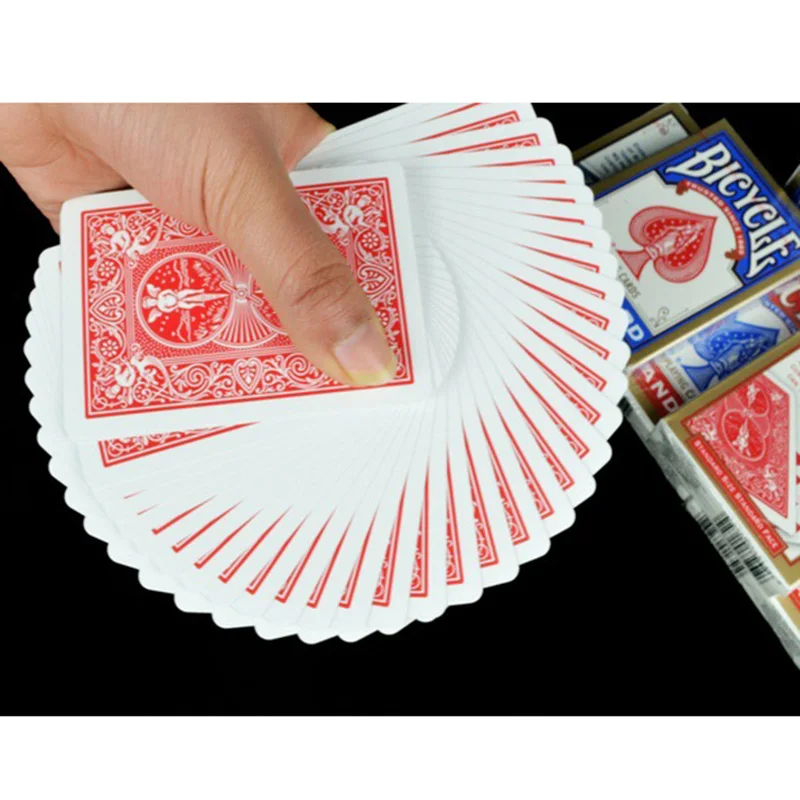 Новые синие/красные оригинальные стандартные игровые карты для покера 1 шт.