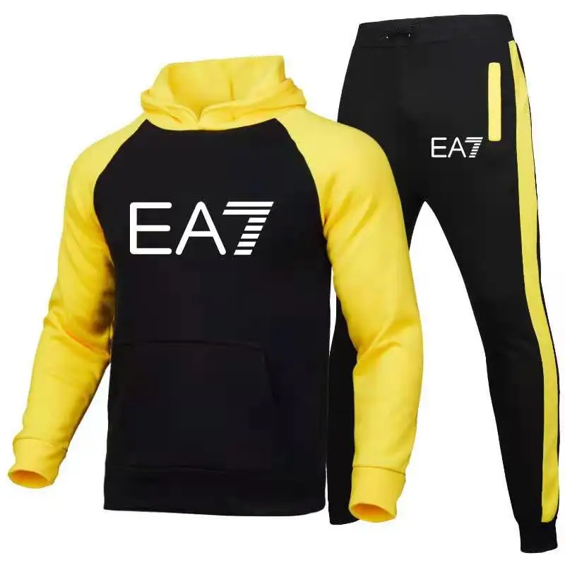

2020 fashionable Monogram Hoodie jacket men's and women's Sports Hoodie set
