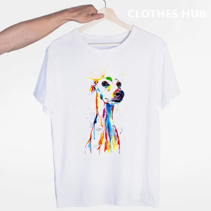 Футболка с круглым вырезом и коротким рукавом для домашних животных | Мужская