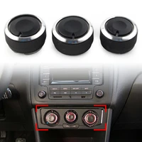 auto air conditioning heat control knob ac switch 3pcs for vw polo 9n 9n3 6r 2004 2005 2006 2007 2008 2009 2010 2011 2012 2013