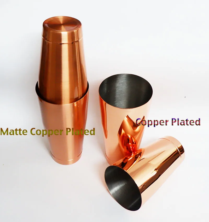 

Bar Cocktail Shaker Boston Shaker: 2-piece Set: 18oz Weighted & 25oz Weighted Professional Bartender Cocktail Shaker-