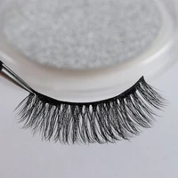 skonhed 4 pcs voluminous thick handmade glue free lashes soft dual magnets extension tools false eyelashes 3d mink hair