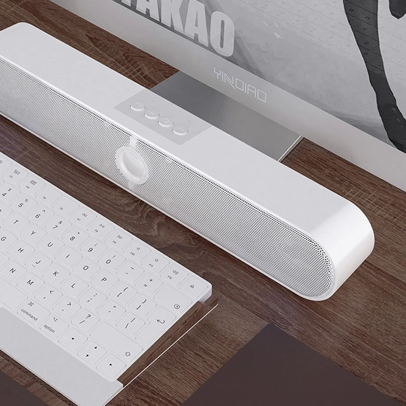 Компьютер Bluetooth динамик поддержка AUX проводной звуковой бар эхо настенный