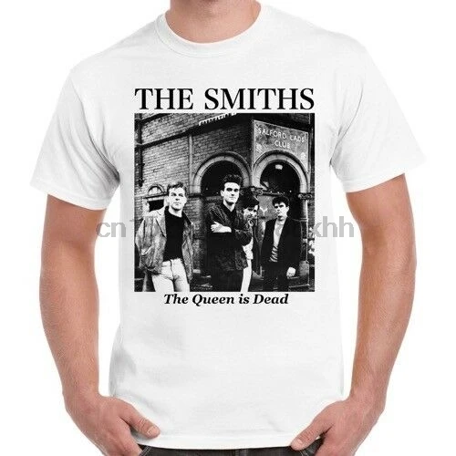 The Smiths Queen Is Dead Rock Band крутая винтажная Ретро футболка 1172|Мужские футболки| |