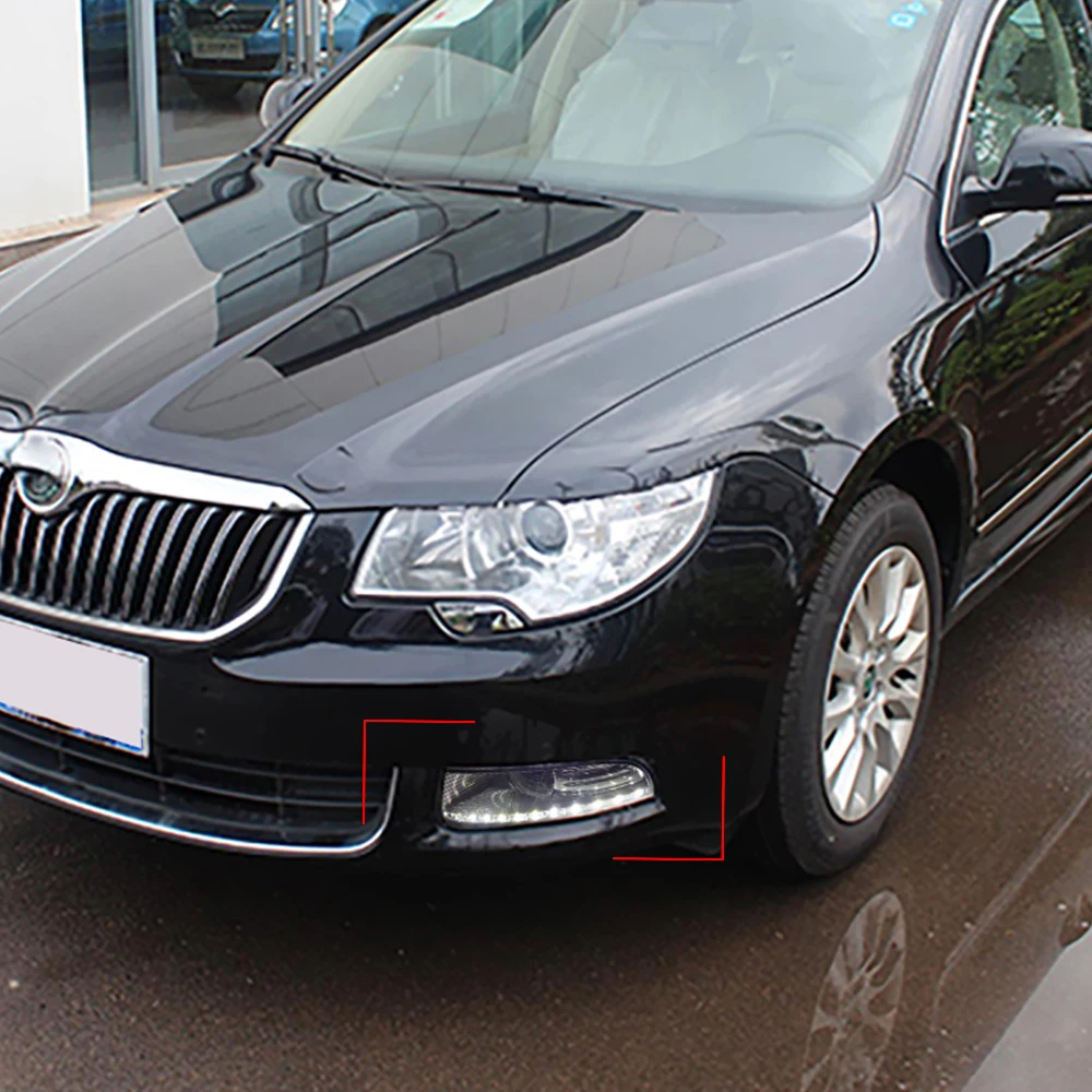 CSCSNL 1 пара для SKODA SUPERB 2010 2011 2012 2013 12 В ABS светодиодный ОД DRL дневные ходовые огни