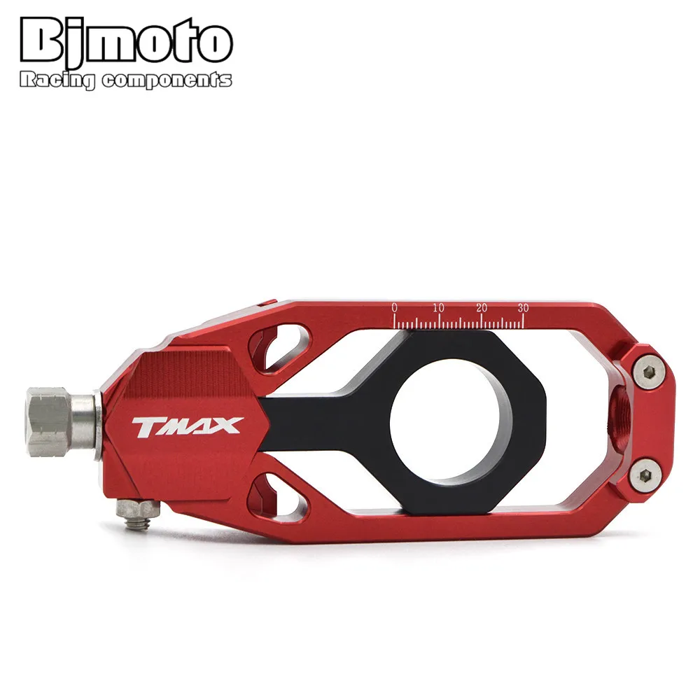BJMOTO TMAX530 цепные блоки регулировки шпиндели CNC алюминиевые натяжители Catenary для Yamaha