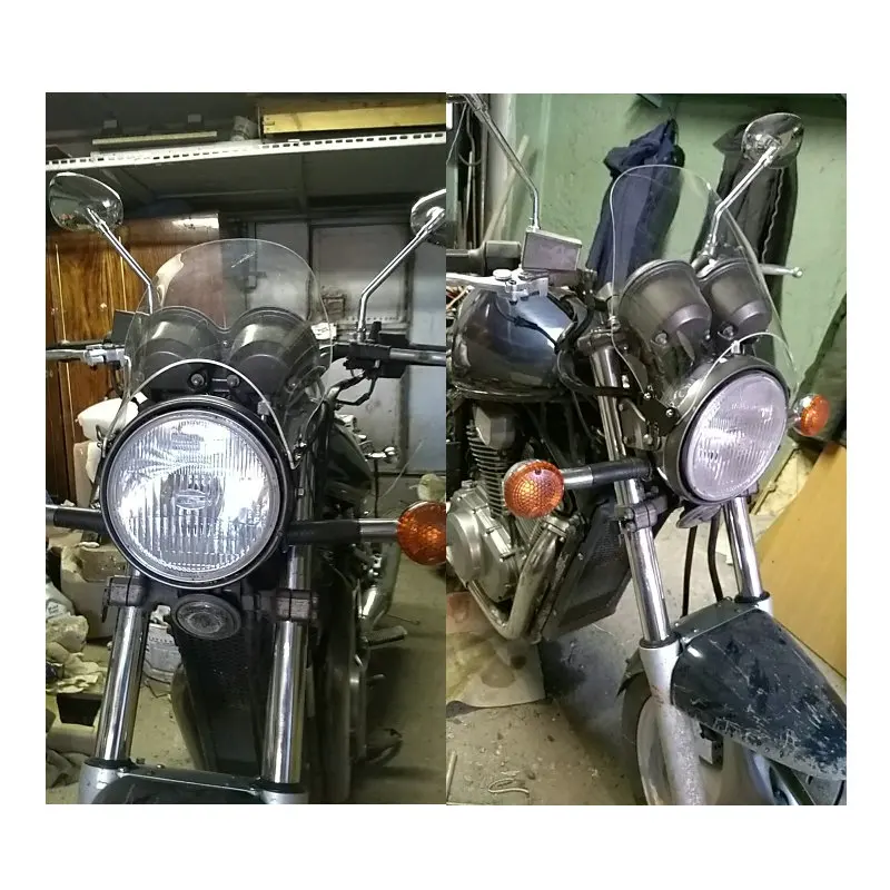Ветровое стекло для мотоцикла Yamaha XJR1200 XJR400 XJR1300 XJR 400 1200 1300 темный дым| |