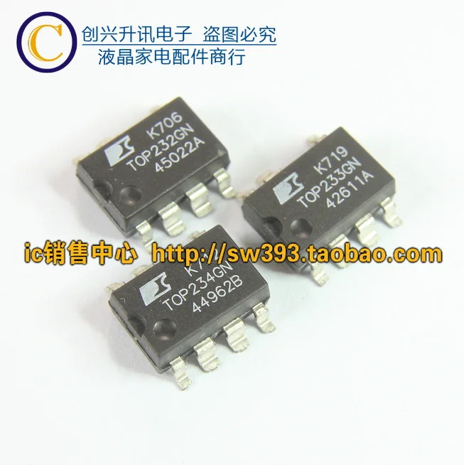 

Оригинал, 5 предметов в партии, TOP232GN TOP233GN TOP234GN SMD-7