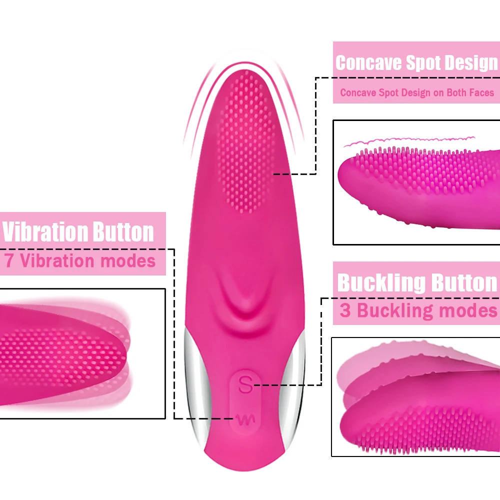 Силиконовый вибратор для точки G массажер языка Женский интимный продукт
