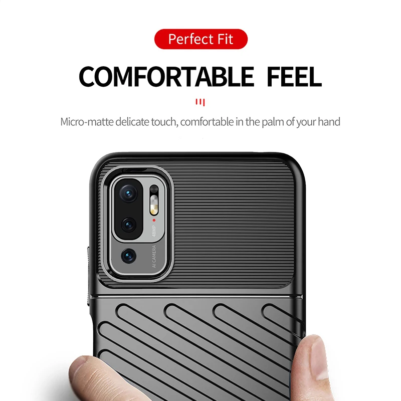 For Xiaomi Redmi Note 10 5G Case Armor Soft TPU Armor Rugged For Xiaomi Redmi Note 10 5G  Cover For Xiaomi Redmi Note 10T 5G