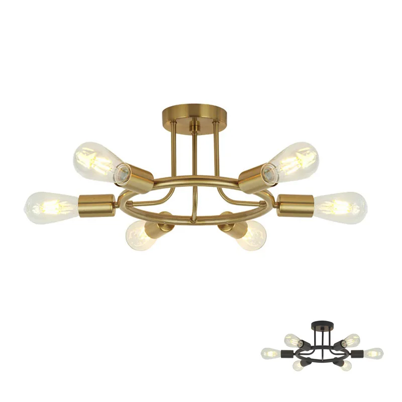 Современный светодиодный потолочный светильник для низкого потолка круглая