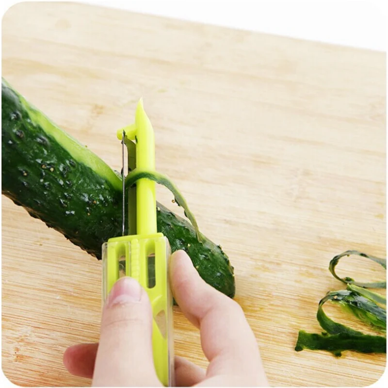 

16.5*2.5cm multi-function 3 in 1 onion knife paring knife hole digging magic cut onion kitchen fruit and vegetable peeler tool