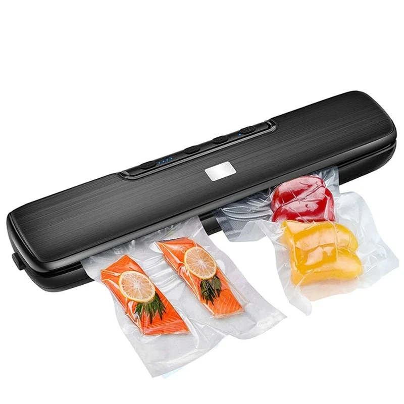 

Vacuum Sealer Machine Food Sealer with 15 Sealer Bags for Food Saver Dry Moist Point Outer Seal Five Food Preservation Modes